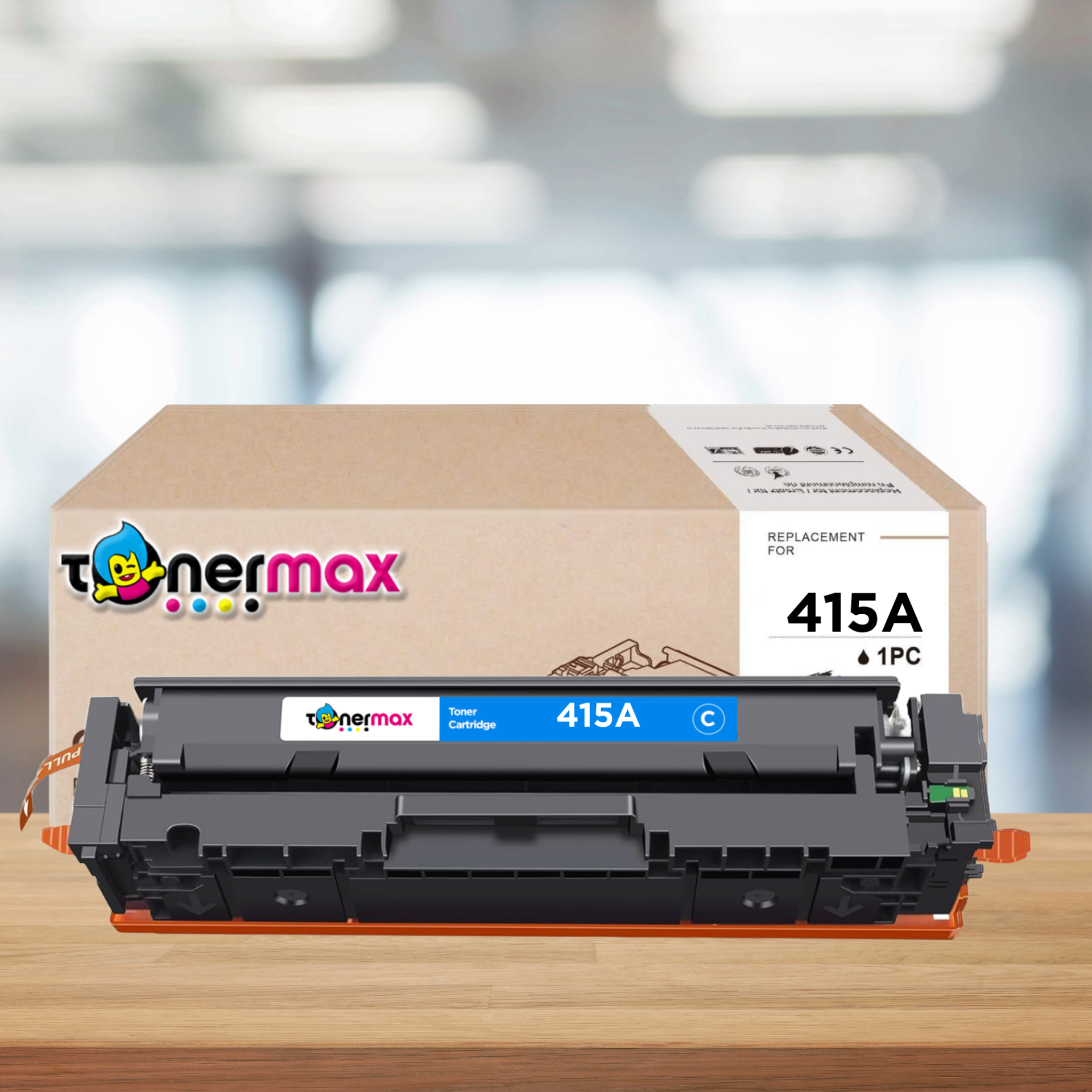 Hp 415A W2031A Muadil Toner Mavi - Çipli