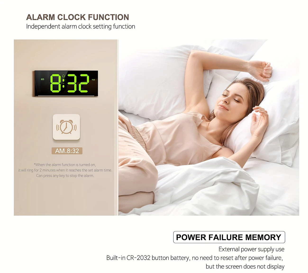 1pc smouing 12 dijital , büyük ile 13 rgb değişimi, led alarm ile uzaktan kumanda, gece lambası, odası odası , - , dikdörtgen, usb güçlü, 36v altı , müzik ses fonksiyonu, ev dekoru ayrıntılar 6