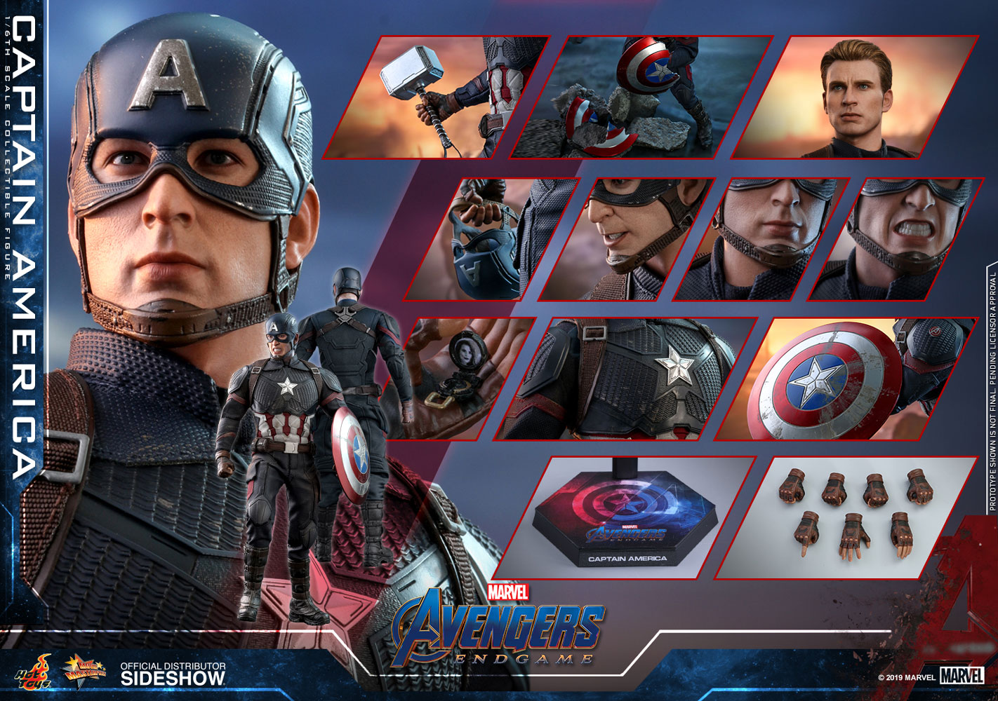 Hot toys endgame captain on sale america