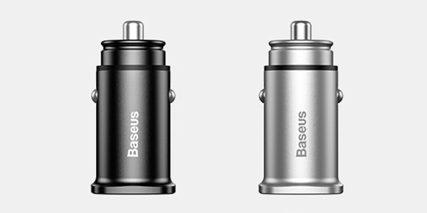 Baseus Square Metal 30W QC3.0 Dual Hızlı Araç Şarjı