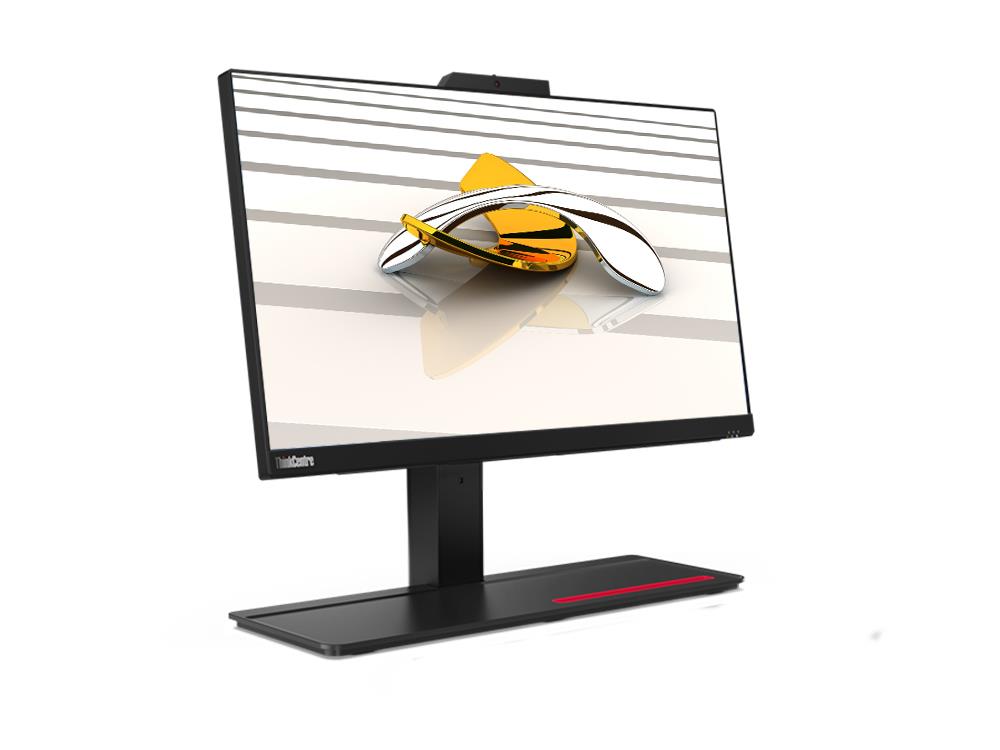 Arka arkaya iki ThinkCentre M70a AIO PC'nin yan profili