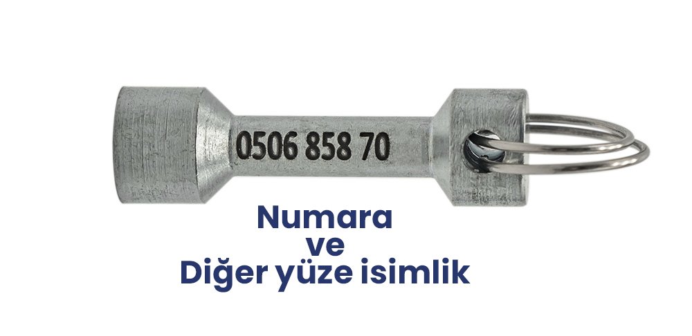 İsimlikli Mıknatıslı Anahtarlık