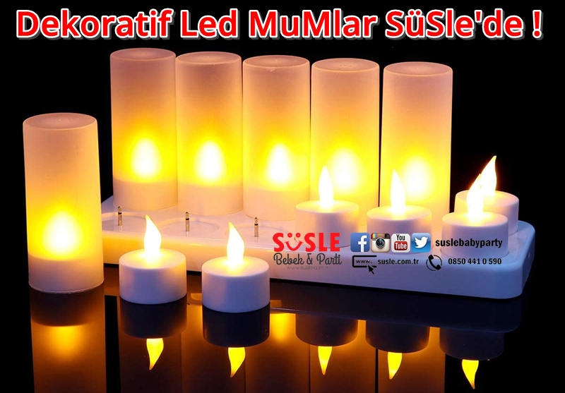 Dekoratif Led MuM çeşitleri www.susle.com.tr'de