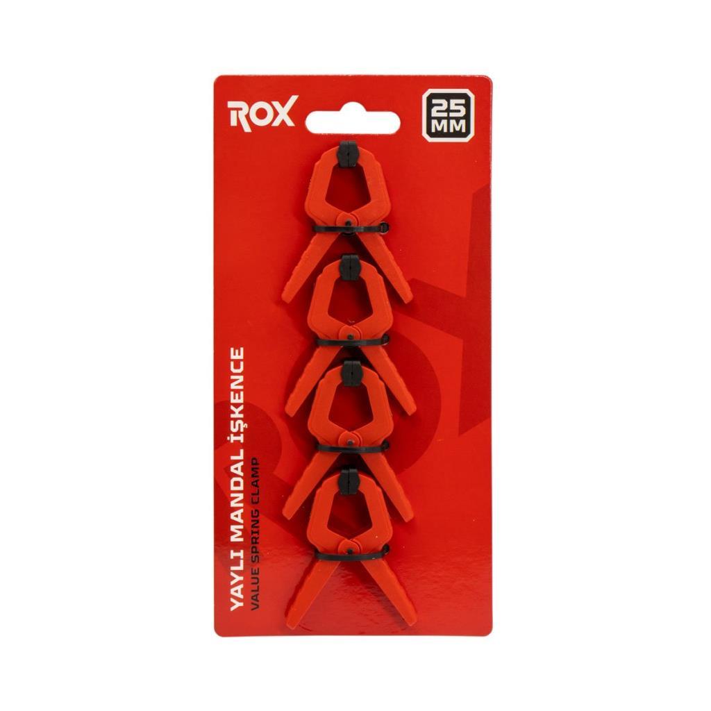 Rox 0146 Yaylı Mandal Tip Kıskaç İşkence 25 mm (4 lü) ne işe yarar