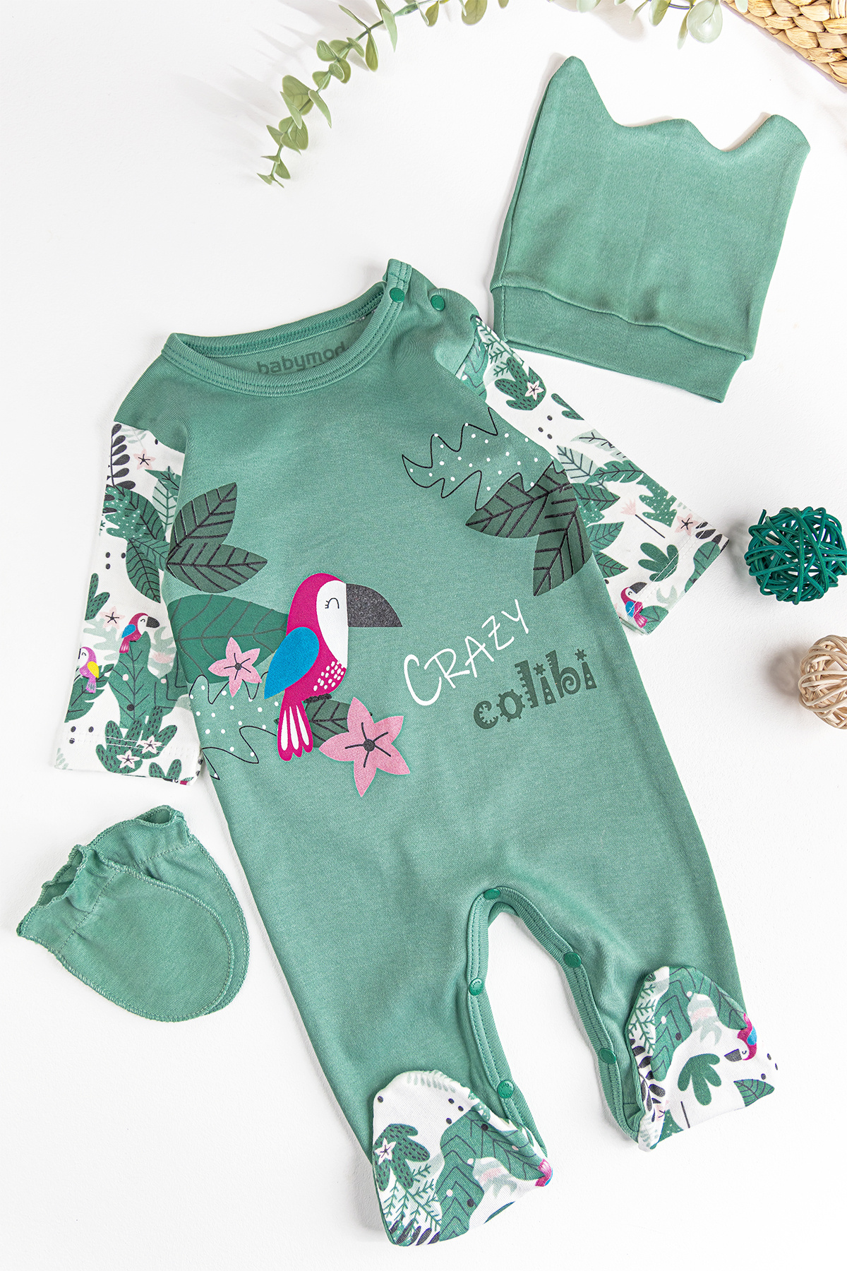 Babymod kız bebek tulum