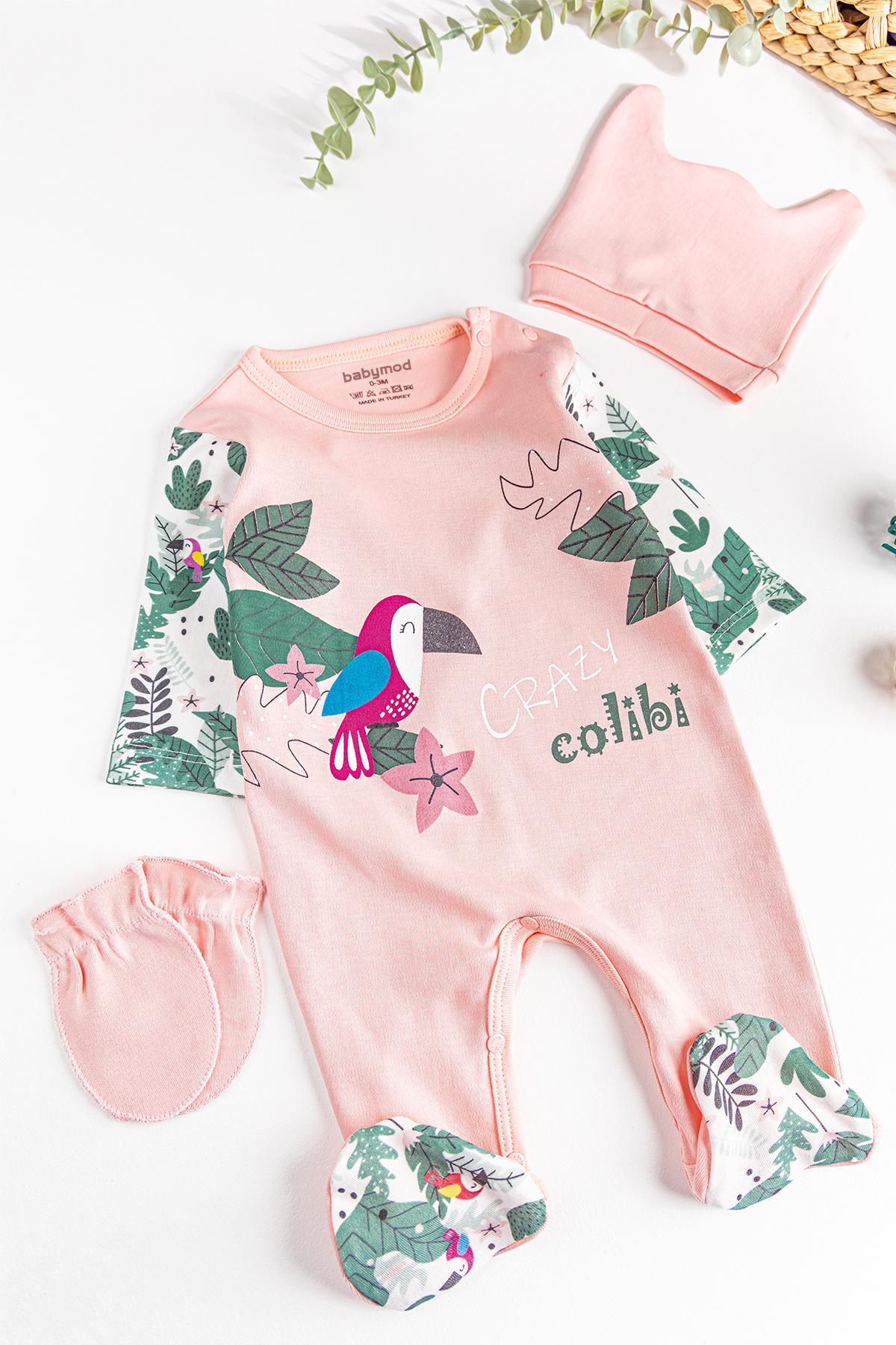 Babymod kız bebek tulum