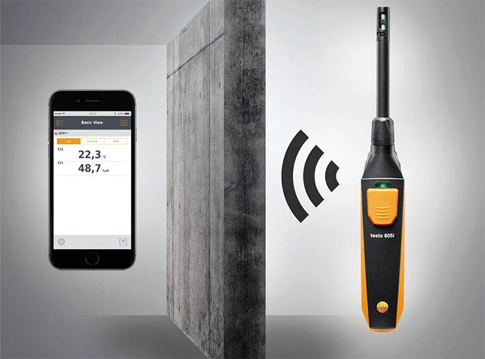 Testo 605i Problu Termometre