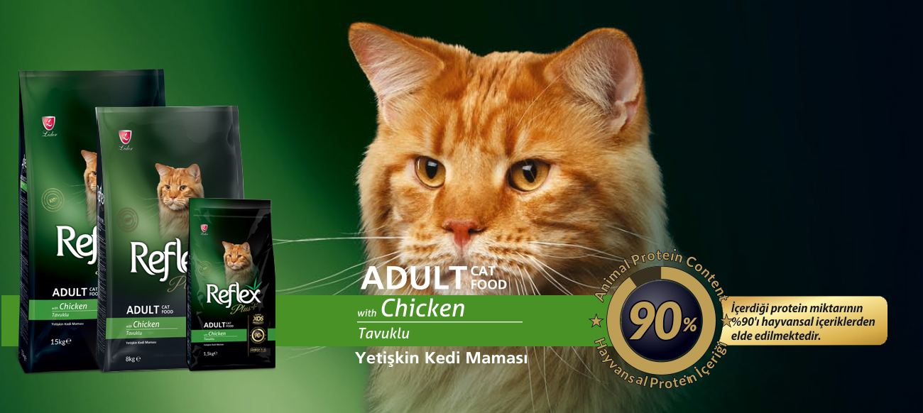 REFLEX PLUS TAVUK ETLİ YETİŞKİN KEDİ MAMASI