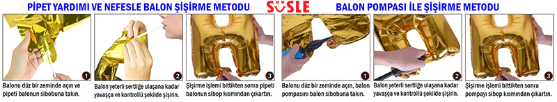 Uçan Balon Nasıl Şişirilir ? Folyo Balon Nasıl Şişirilir ?