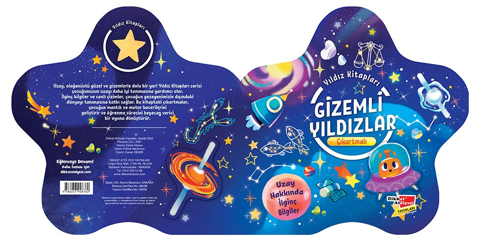 Çıkartmalı Yıldız Kitapları Serisi - Gizemli Yıldızlar