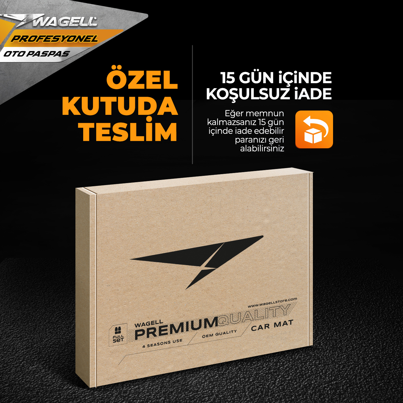 Wagell Profesyonel Oto Halı Paspas