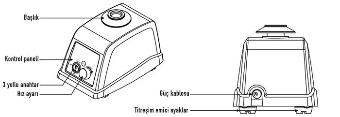 vortex wn-2800 tüp karıştırıcı