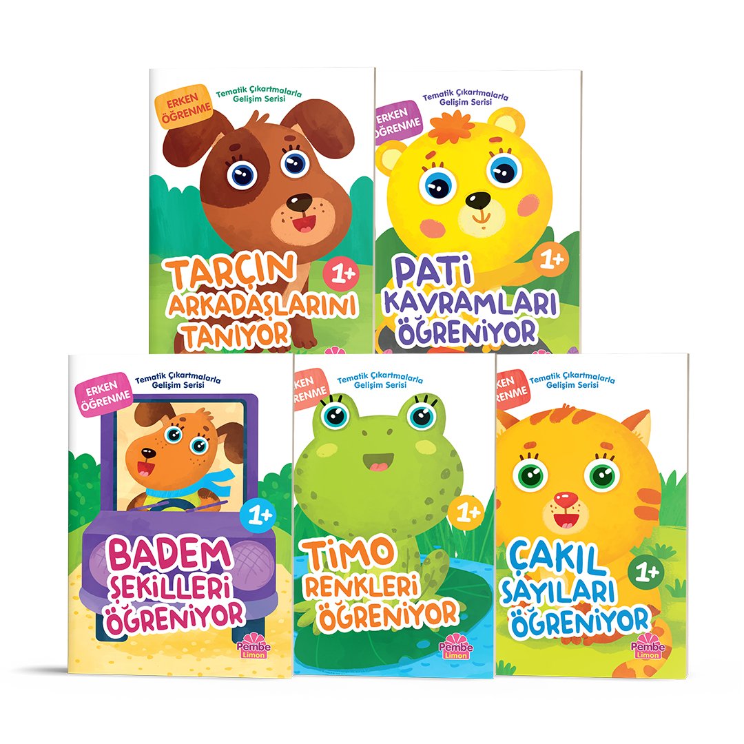 Tematik Çıkartmalarla 5 li Gelişim Serisi