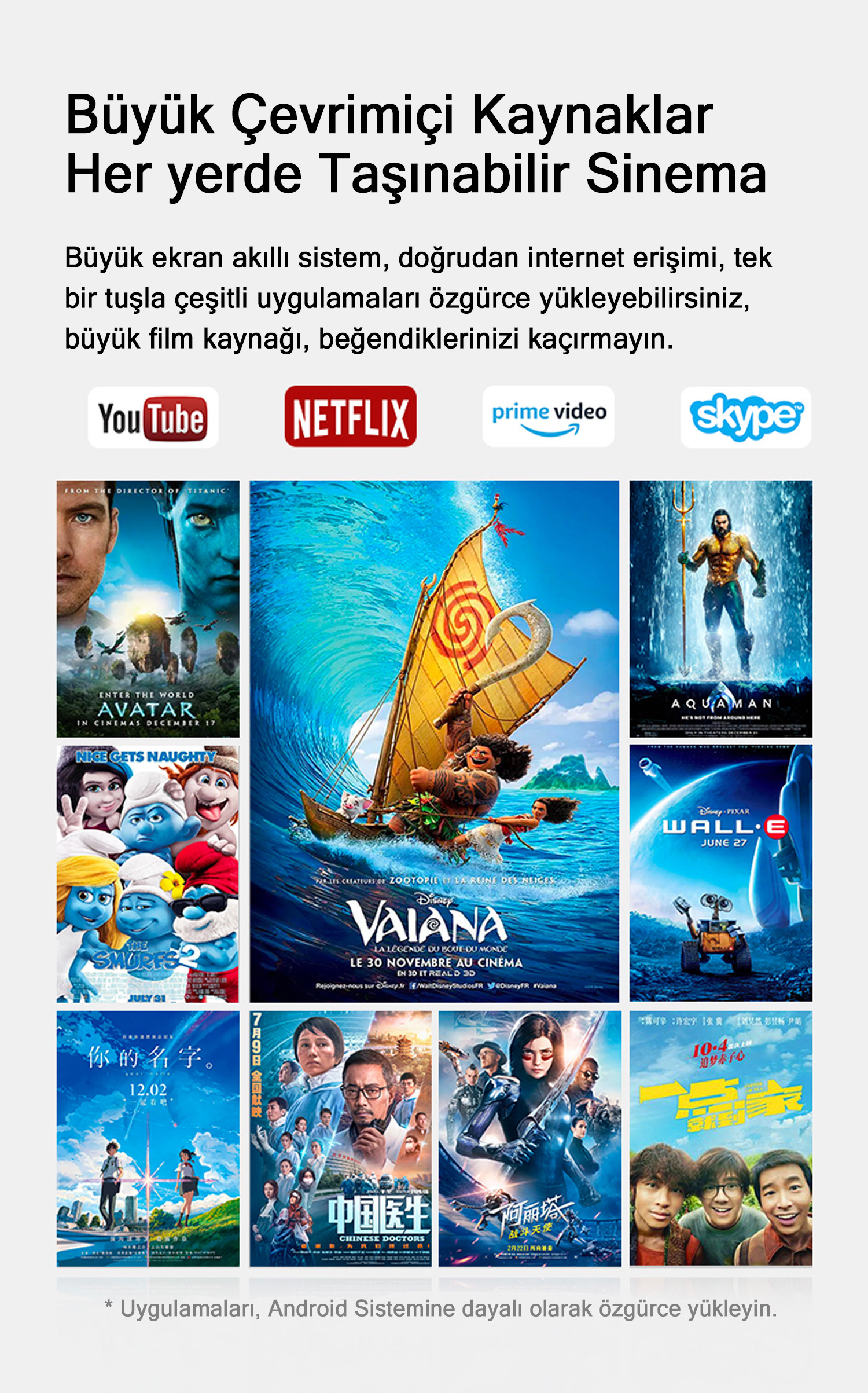 Wanbo t6 max Netflix