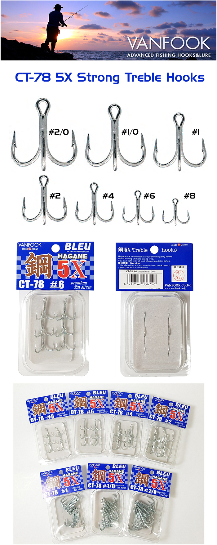 vanfook ct-78 5X strong üçlü iğne