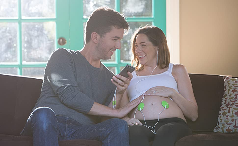 Bellybuds by WavHello, Pregnancy Baby-Bump Headphones | Prenatal Bellyphones Play Music, Sound and Voices to The Womb (Bellybuds Bluetooth)