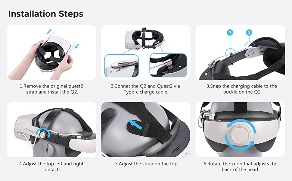 oculus/meta quest 2 kafa bandı
