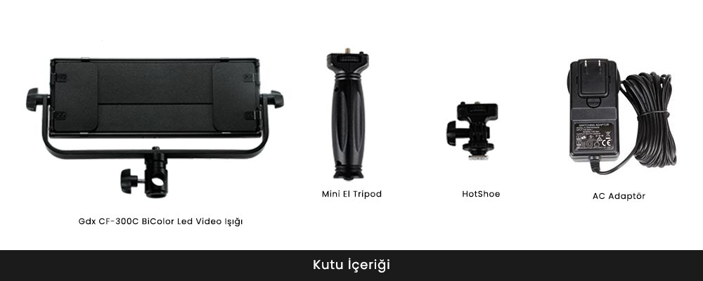 Gdx CF-150C BiColor Led Video Işığı