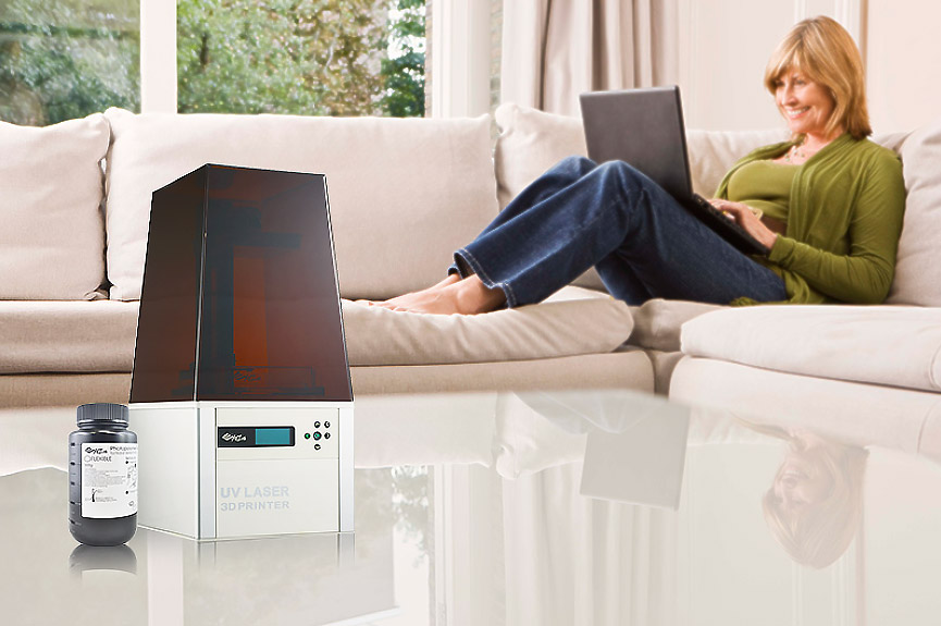 SL Stereolithography 3D Printer Nobel 1.0, sistem hızlı çekim yaparken herhangi bir zamanda kalan reçine miktarını otomatik olarak algılayabilir ve internet baskı düzeltmesi