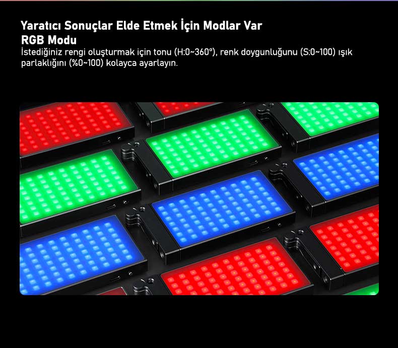 Godox M1 RGB Mini Mobil Video Işığı