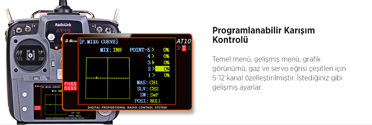 RADIOLINK AT10II Uzaktan Kumanda