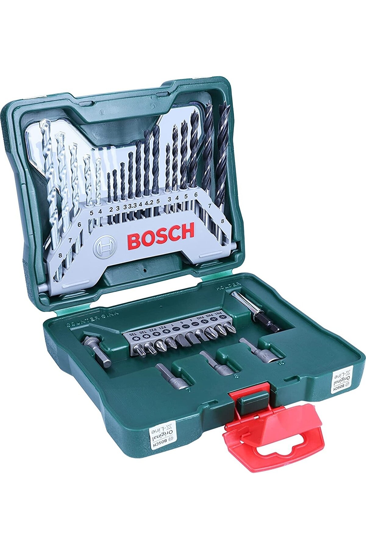 Bosch 33 Parça Matkap Ucu Vidalama Ucu Lokma Ucu Seti + Mac Allister Darbeli Matkap 600 Watt