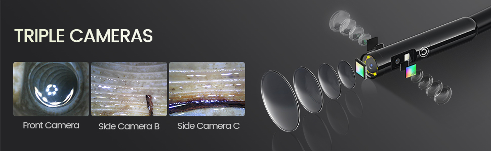 üçlü kamera endoskop