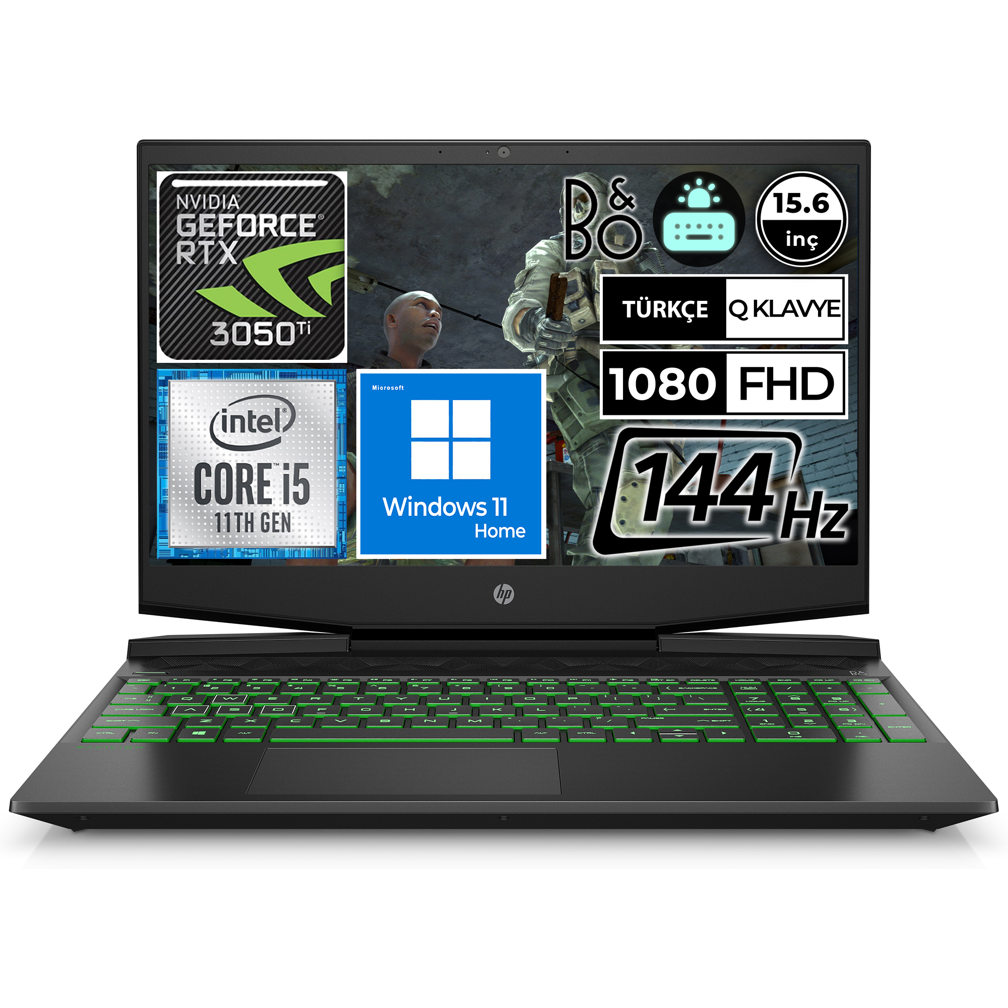 Hp Pavilion 15-DK2063NT 54T19EA01 Intel Core I5-11300H 16GB Fiyatı
