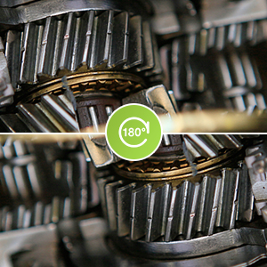 Döndürme fonksiyonlu muayene kamerası