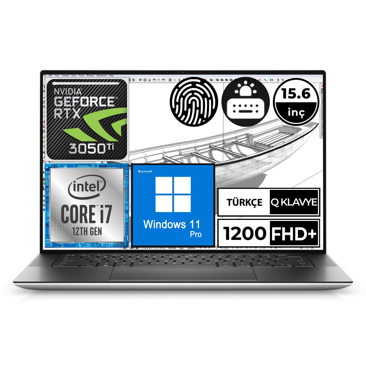 Dell Xps 15 9520 XPS159520ADLP2100A8 I7-12700H 64GB Fiyatı