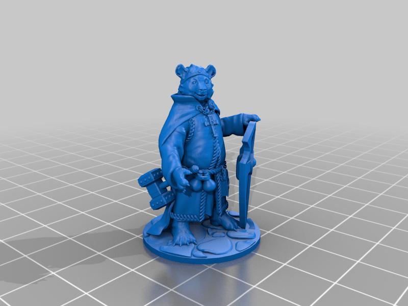  Ayı Cleric - Tabletop Minyatür Plastik Aparat