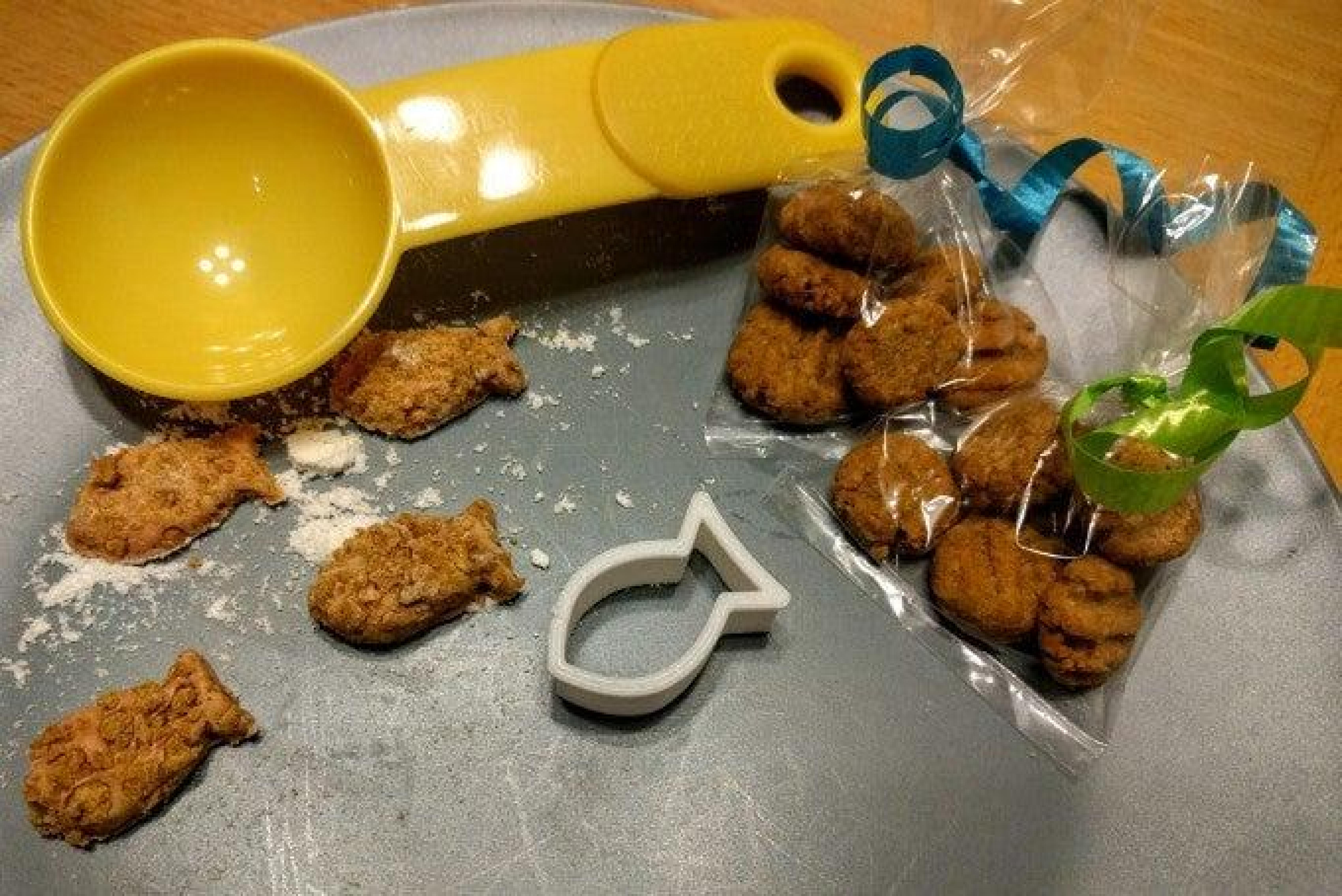  Balık Şekilli Organik Plastikten Dekoratif Kurabiye Kalıp Kesici