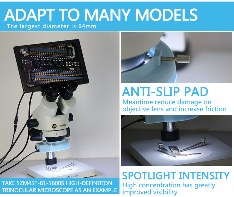 SUNSHINE SS-033 56LED lampe dedicated to stereo microscope lighting
