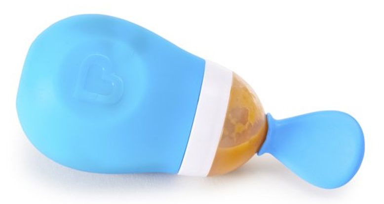 Squeeze Baby Food Dispensing Spoon Blue 12398 MUNCHKIN