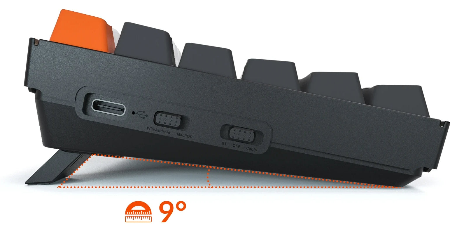 Keychron k2 hot-swappable wireless mechanical keyboard The most funded Kickstarter keyboard with double shot keycaps