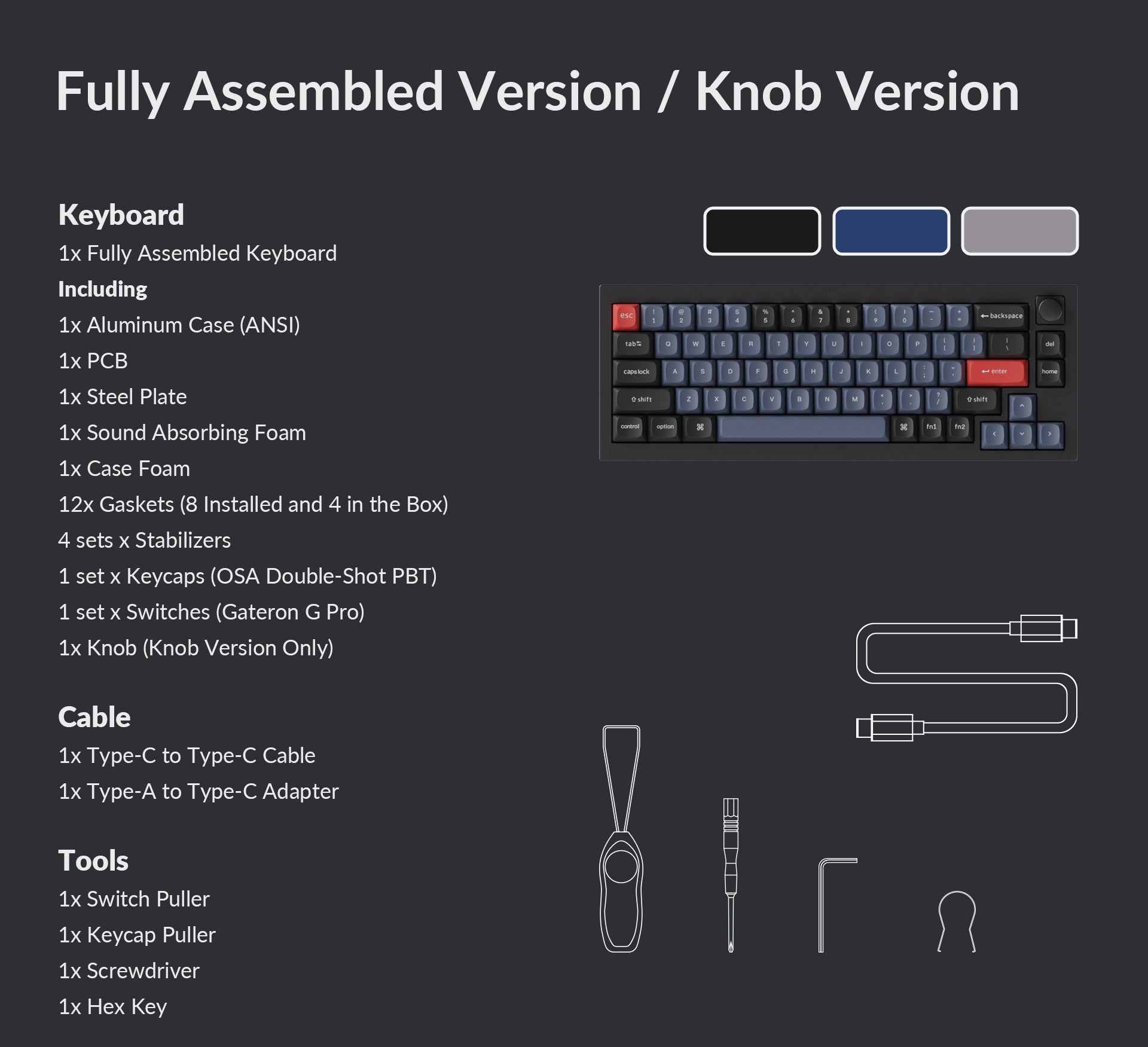 Keychron Q2 65% Custom Mechanical Keyboard