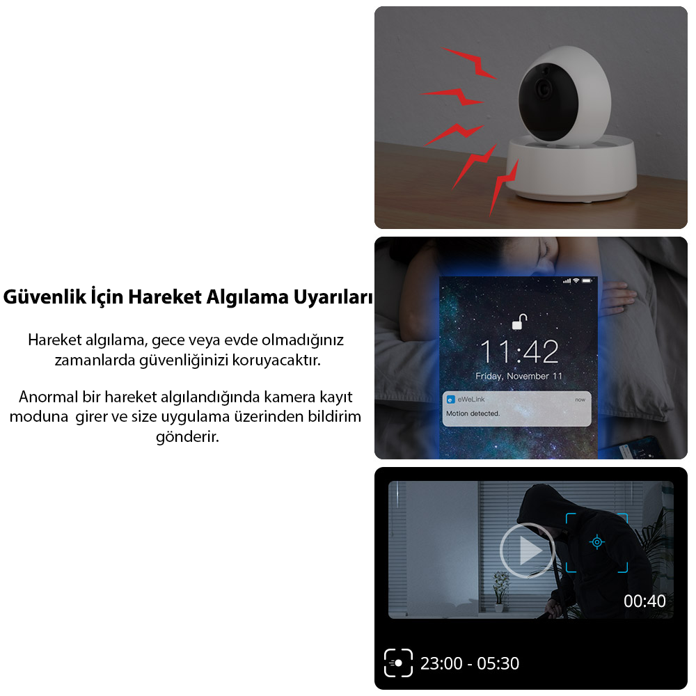 sonoff akıllı ev güvenlik kamerası