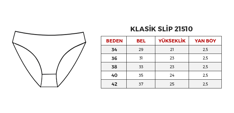 halter Bikini üst Beden Tablosu