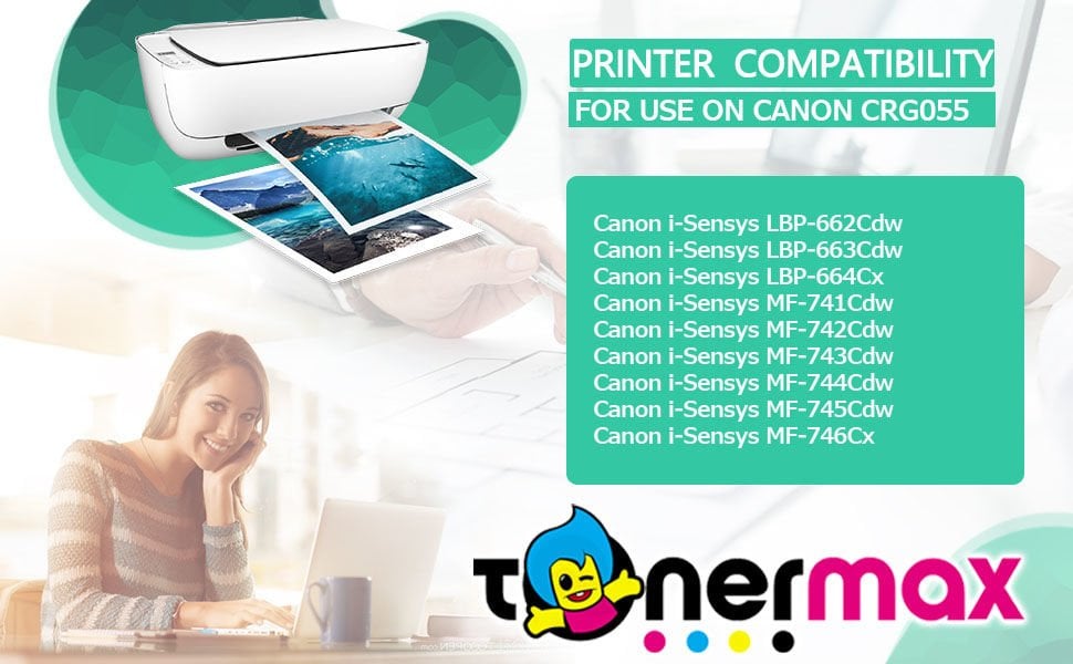 Canon CRG-055 Muadil Toner Takım / LBP-662Cdw / LBP-664Cx / MF-741Cdw / MF-742Cdw / MF-743Cdw / MF-744Cd / MF-745Cdw / MF-746Cx