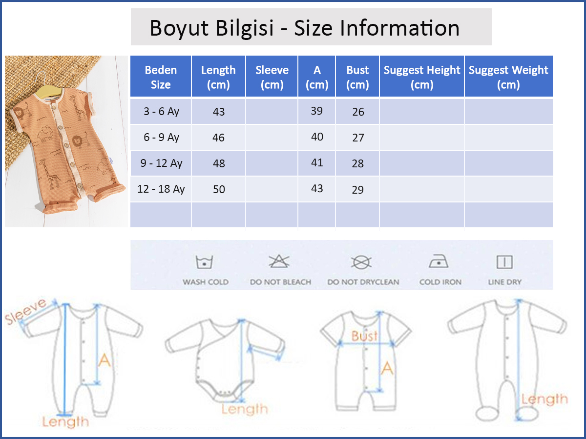 Babymod erkek bebek tulum