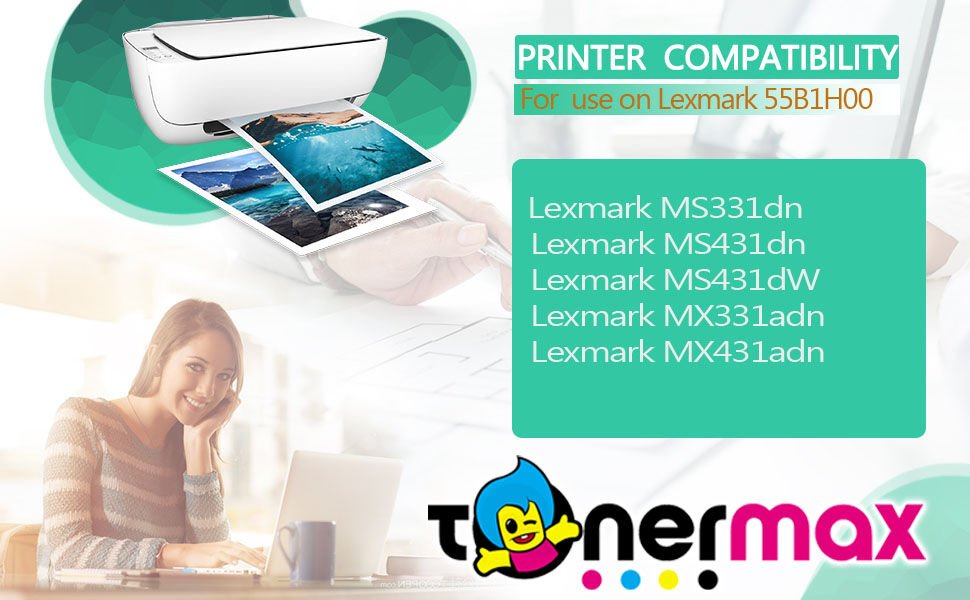 Lexmark MS331-55B1H00 Muadil Toner Yüksek Kapasite / MS331 / MS431 / MX331 / MX431