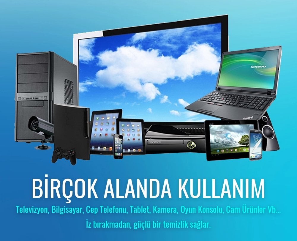 Hello HL-14307 Sprey + Mikrofiber Bez 120 Ml. Lcd Ekran Temizleme Seti 