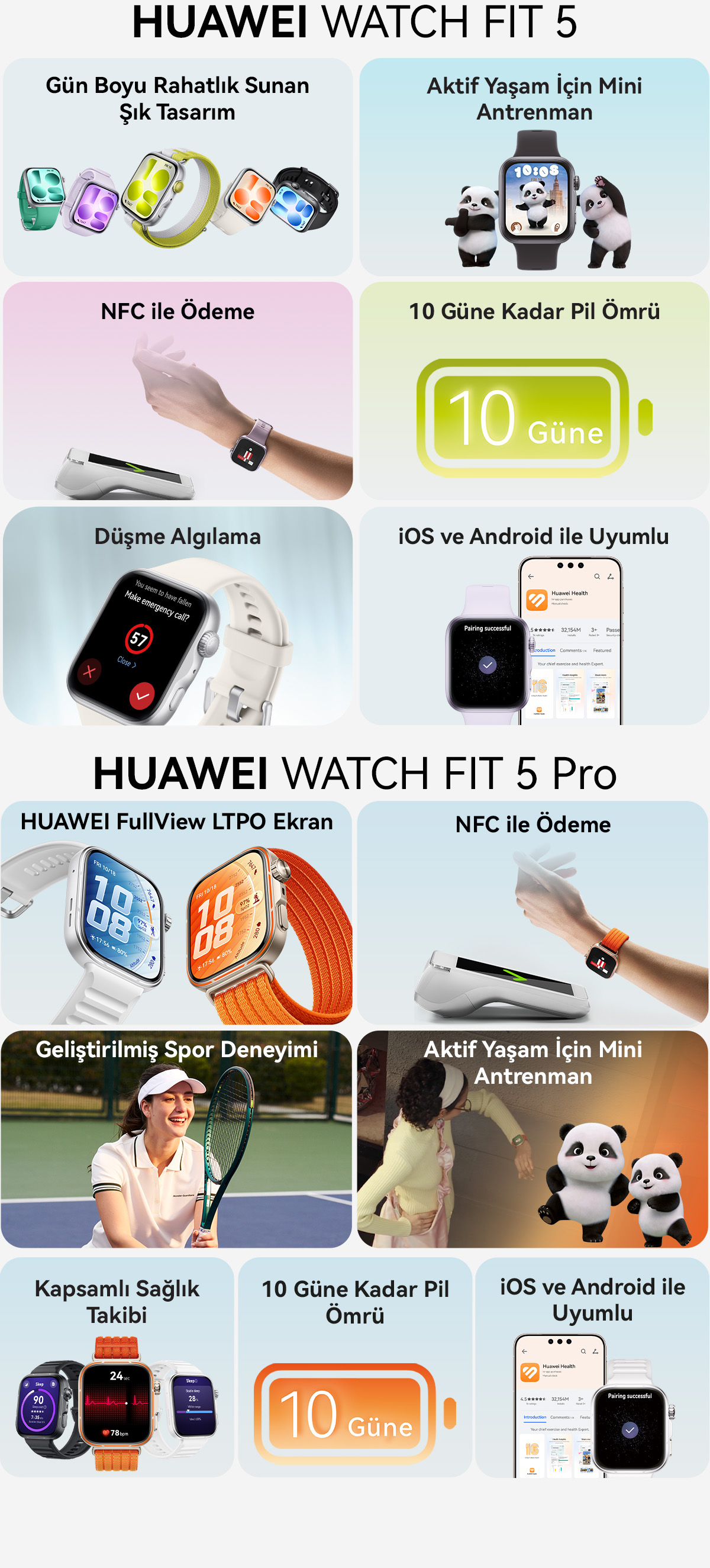 Huawei Fit 5 Serisi