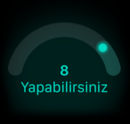 Hazır olma skoru 8, Yapabilirsiniz