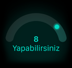 Hazır olma skoru 8, Yapabilirsiniz
