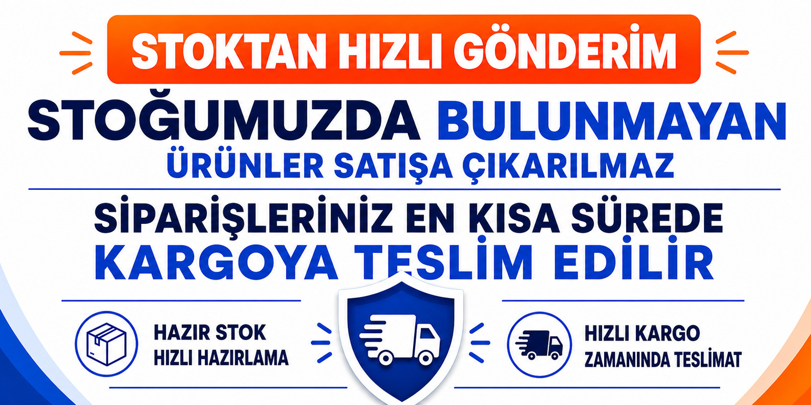 Stoktan gönderilir.