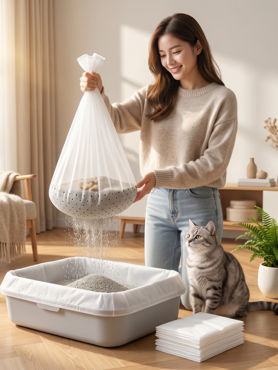Pratik KEdi Kumu Temizleme Filtresi