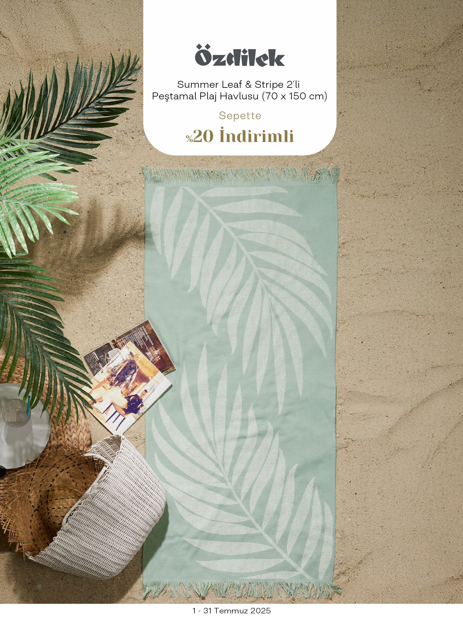 Summer Leaf Sepette 20 İndirim