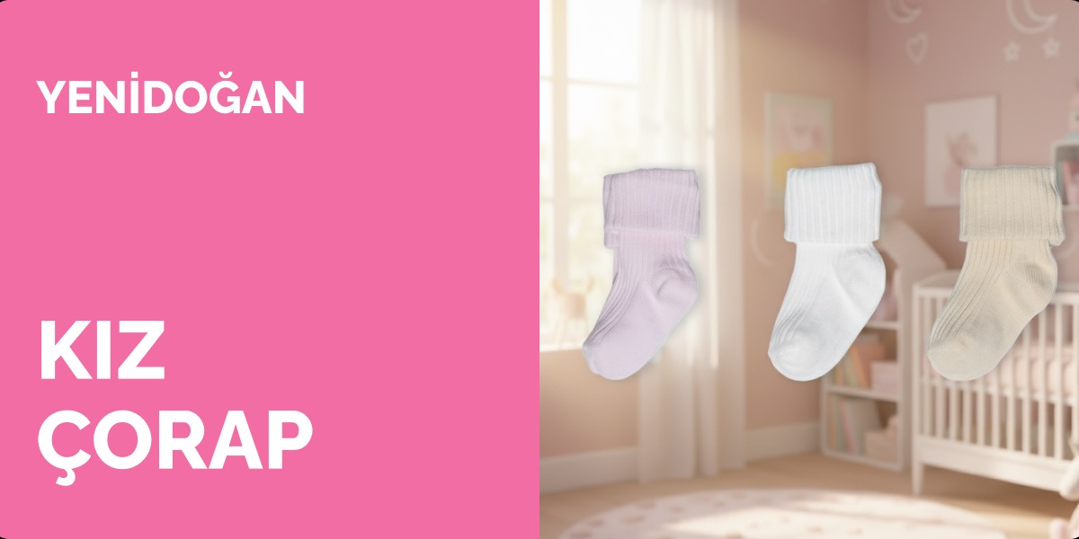 Yenidoğan Kız Çorap