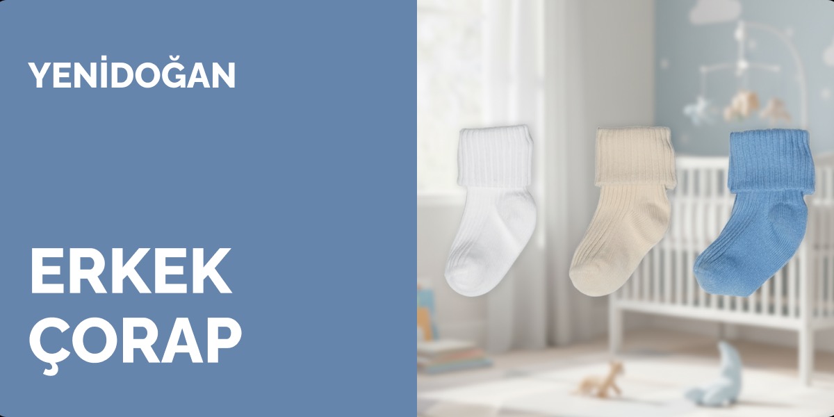 Yenidoğan Erkek Çorap